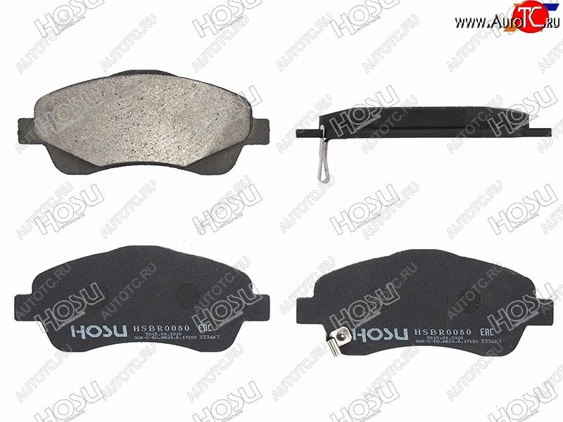 1 399 р. Колодки тормозные передние FR-FL SAT Toyota Avensis T270 седан дорестайлинг (2008-2011)  с доставкой в г. Белгород