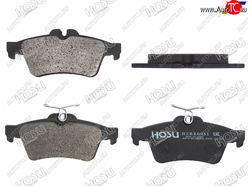 999 р. Колодки тормозные задние RH-LH SAT Ford Focus 2  седан дорестайлинг (2004-2008)  с доставкой в г. Белгород