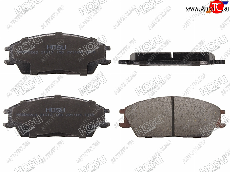 899 р. Колодки тормозные передние FR-FL SAT  Hyundai Accent 3 MC седан (2005-2011)  с доставкой в г. Белгород