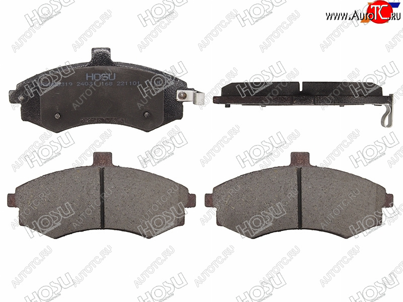 1 249 р. Колодки тормозные передние FR-FL SAT  Hyundai Elantra MD рестайлинг (2013-2016)  с доставкой в г. Белгород
