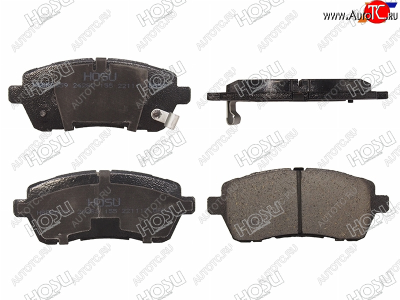 1 199 р. Колодки тормозные перед FL-FR SAT Mazda Demio 3 DE дорестайлинг (2007-2011)  с доставкой в г. Белгород