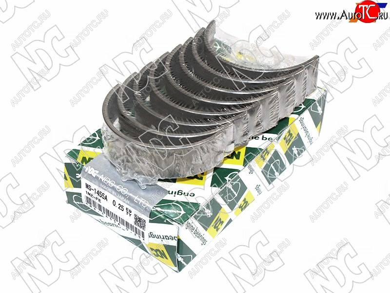 1 329 р. Вкладыши коренные к-т 0,25 TOYOTA CAMRYWINDOMHARRIER 1MZ-FE2MZ-FE Toyota Camry XV30 дорестайлинг (2001-2004)  с доставкой в г. Белгород