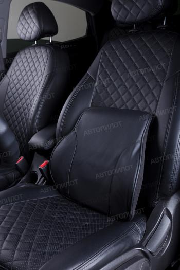Подушки под поясницу (натур. кожа BC02 экокожа/поролон) АВТОПИЛОТ Sym QuadRaider 600 (2010-2025) (черный)