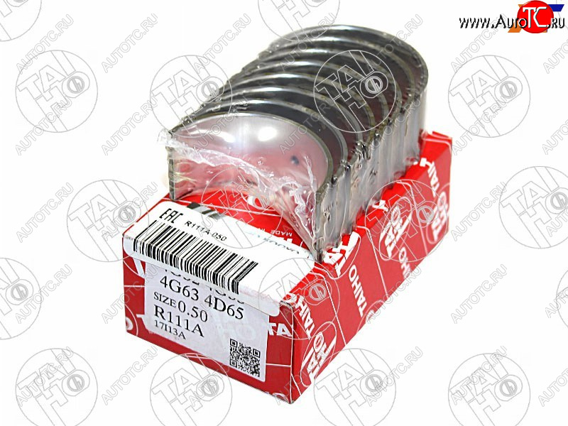 529 р. Вкладыши шатунные к-т 0,50 MITSUBISHI GALANTRVRCHARIOT 4G304G374G624G634D65 TAIHO R111A 050  с доставкой в г. Белгород