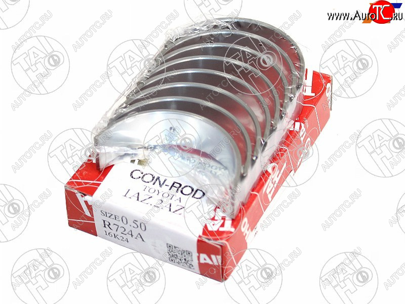 889 р. Вкладыши шатунные к-т 0,50 TOYOTA PREMIOALLIONCALDINA 1AZ-FE2AZ-FE 01- TAIHO R724A 050  с доставкой в г. Белгород