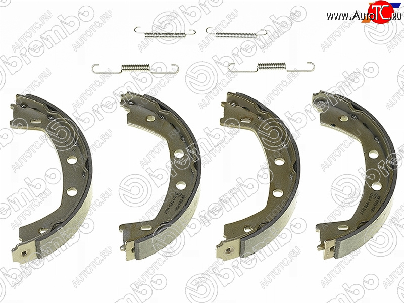 3 499 р. Колодки барабанные задние RH-LH SAT Land Rover Freelander L359 дорестайлинг (2006-2010)  с доставкой в г. Белгород