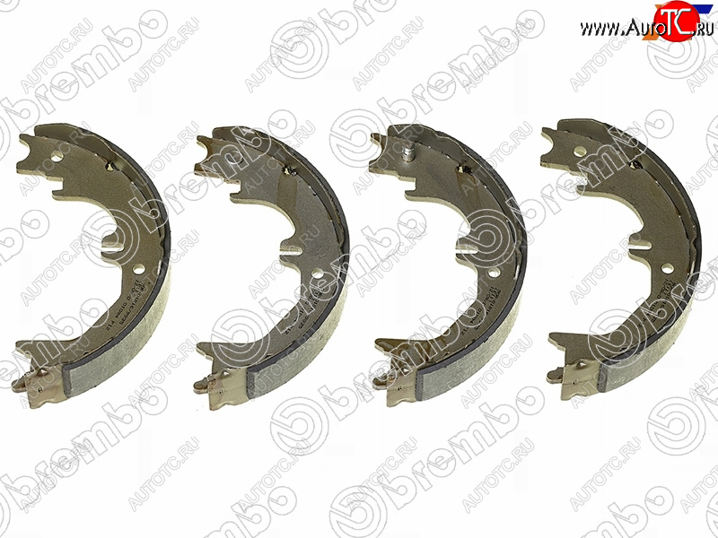 4 499 р. Колодки барабанные задние RH-LH SAT Toyota Land Cruiser 10 100 2-ой рестайлинг (2005-2007) (комплект 4шт)  с доставкой в г. Белгород