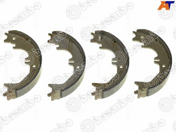 4 499 р. Колодки барабанные задние RH-LH SAT Toyota Land Cruiser 10 100 2-ой рестайлинг (2005-2007) (комплект 4шт)  с доставкой в г. Белгород. Увеличить фотографию 2