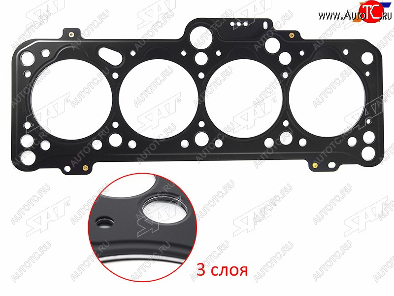 949 р. Прокладка ГБЦ SAT Audi 80 B4 седан (1992-1996)  с доставкой в г. Белгород