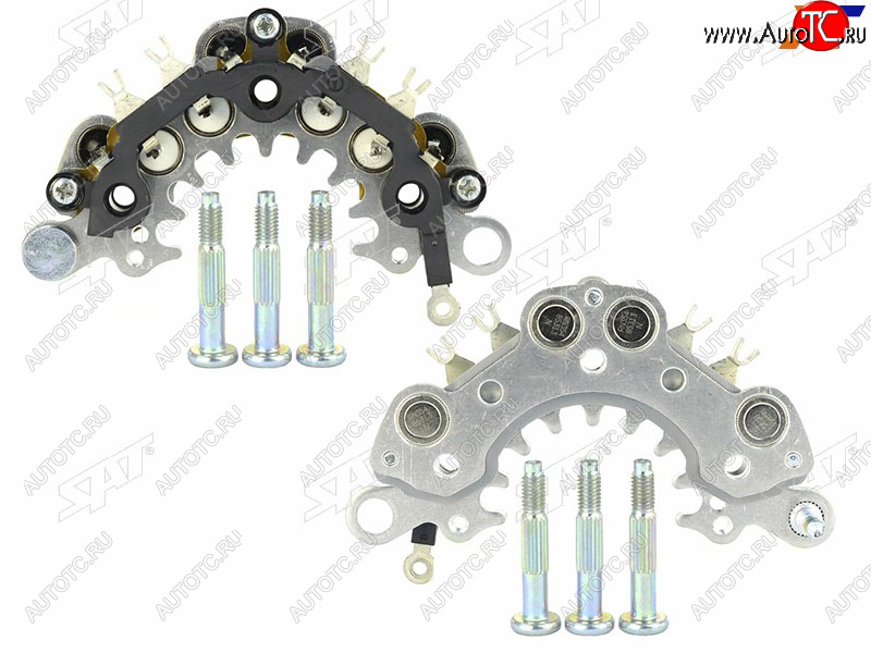 639 р. Диодный мост генератора SUBARU FORESTER 2.5 03-LEGACY 2.5 00-03 EJ25 D=114mm SAT ST-133-0015  с доставкой в г. Белгород