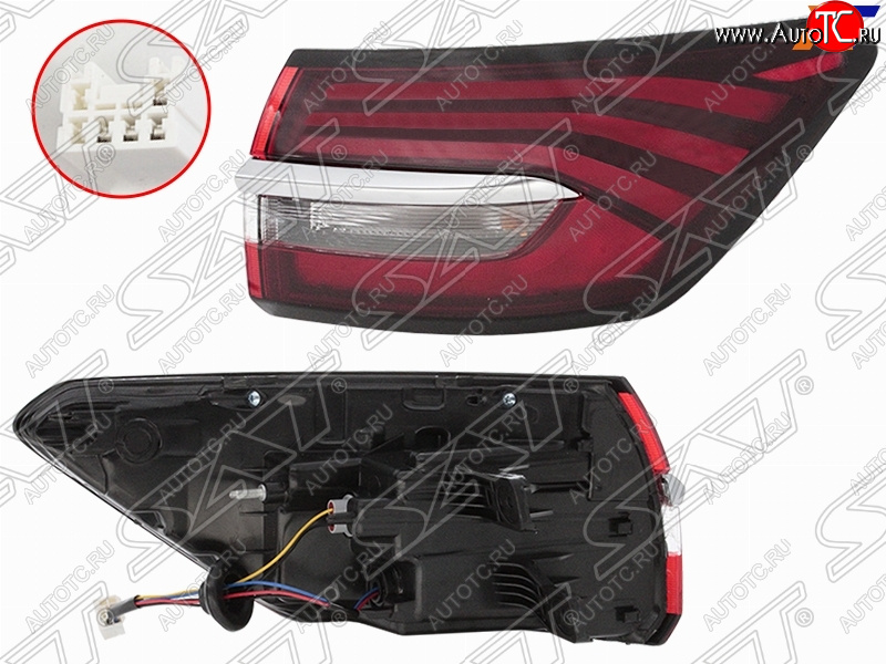 4 849 р. Правый фонарь задний (LED) SAT Geely Coolray SX11 дорестайлинг (2018-2023)  с доставкой в г. Белгород