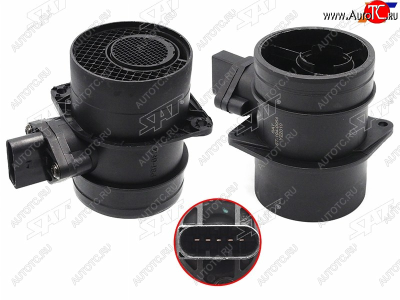 2 189 р. Датчик массового расхода воздуха VW GOLF 02-09 JETTA 05-01 PASSAT 01-11 POLO 02-10 TOUAREG 03-10 SAT ST-194-0054  с доставкой в г. Белгород