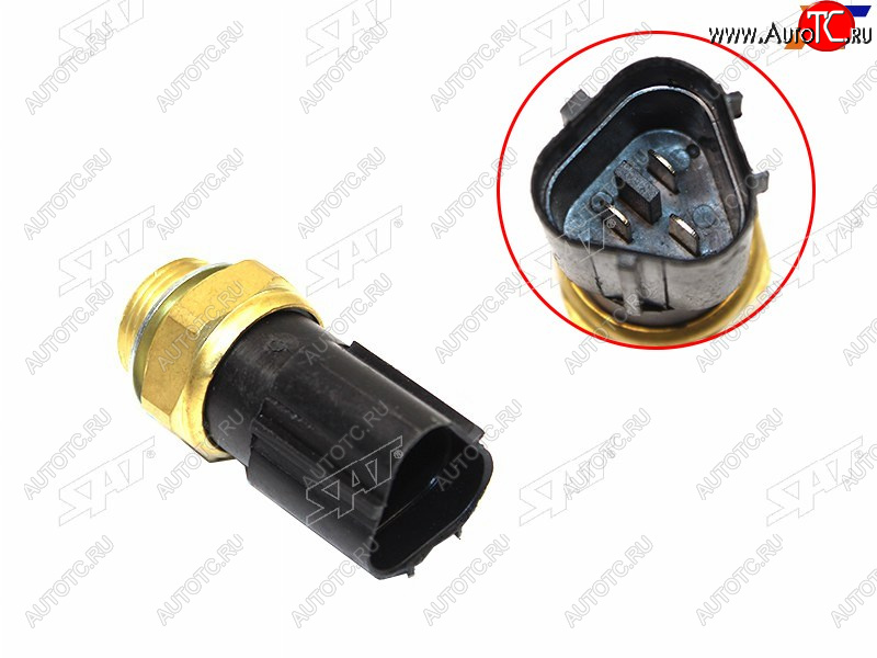 549 р. Датчик температуры включения вентилятора VOLKSWAGEN Polo 10-SKODA Rapid 12- SAT ST-1J0 959 481 A  с доставкой в г. Белгород