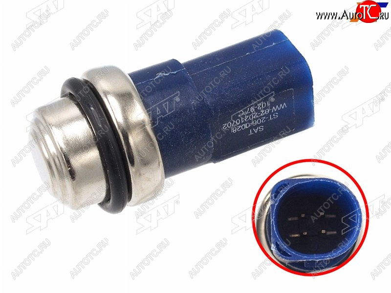 299 р. Датчик температуры ОЖ AUDI A4 94-04 A6 97-05 VW PASSAT 94-05 SAT ST-206-0028  с доставкой в г. Белгород