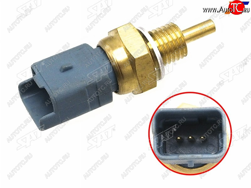 176 р. Датчик температуры ОЖ PEUGEOT 206 02-08 207 07-12 306 97-02 02-10 3074 00-10 BOXER 94-02 SAT ST-206-0081  с доставкой в г. Белгород