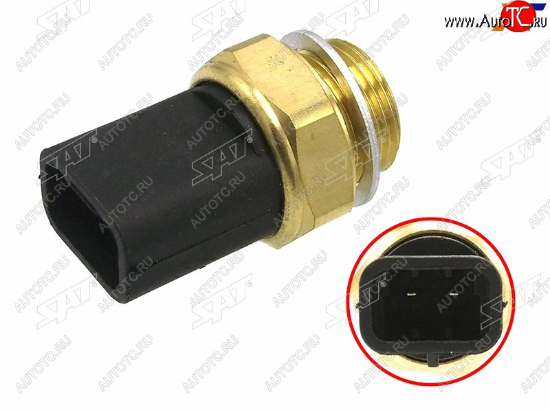 255 р. Датчик температуры ОЖ OPEL VECTRA A 88-95 ASTRA 91-02 ASTRA G 98-05 SAT ST-206-0096  с доставкой в г. Белгород