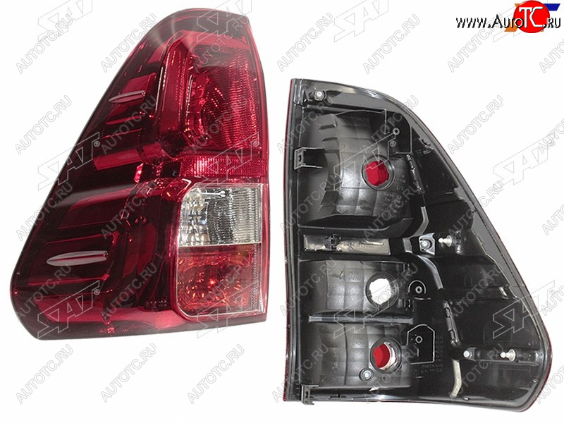 2 389 р. Фонарь задний левый (с ПТФ) TOYOTA Toyota Hilux AN120 дорестайлинг (2016-2020)  с доставкой в г. Белгород