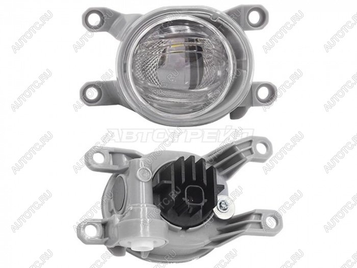 1 359 р. Правая противотуманная фара SAT Toyota Fortuner AN160 дорестайлинг (2015-2020)  с доставкой в г. Белгород