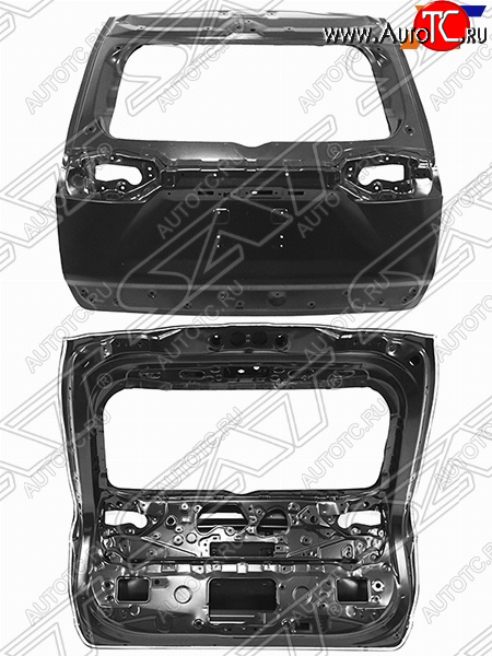25 949 р. Дверь багажника SAT Toyota RAV4 XA50 5 дв. дорестайлинг (2018-2025)  с доставкой в г. Белгород