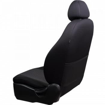 6 999 р. Комплект чехлов для сидений (РЗС 40/60 3Г жаккард) Дублин Lord Autofashion KIA Ceed 3 CD хэтчбэк (2018-2025) (серый, вставка Сеул серая, строчка серая)  с доставкой в г. Белгород. Увеличить фотографию 2