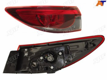 15 599 р. Фонарь задний левый (внешний) SAT Mazda 6 GJ 1 рестайлинг универсал (2015-2018)  с доставкой в г. Белгород. Увеличить фотографию 2