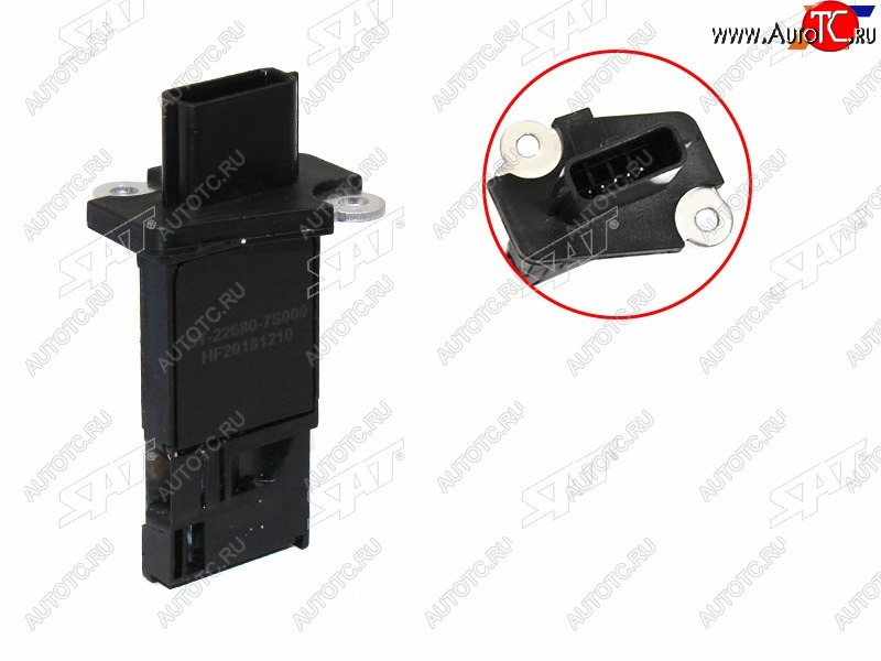 3 099 р. Датчик расхода воздуха ZD30YD25HR15HR16MR20QG13QG15QG18VQ25VQ35VQ37VQ40VK56QR25M9R NIS SAT ST-22680-7S000  с доставкой в г. Белгород