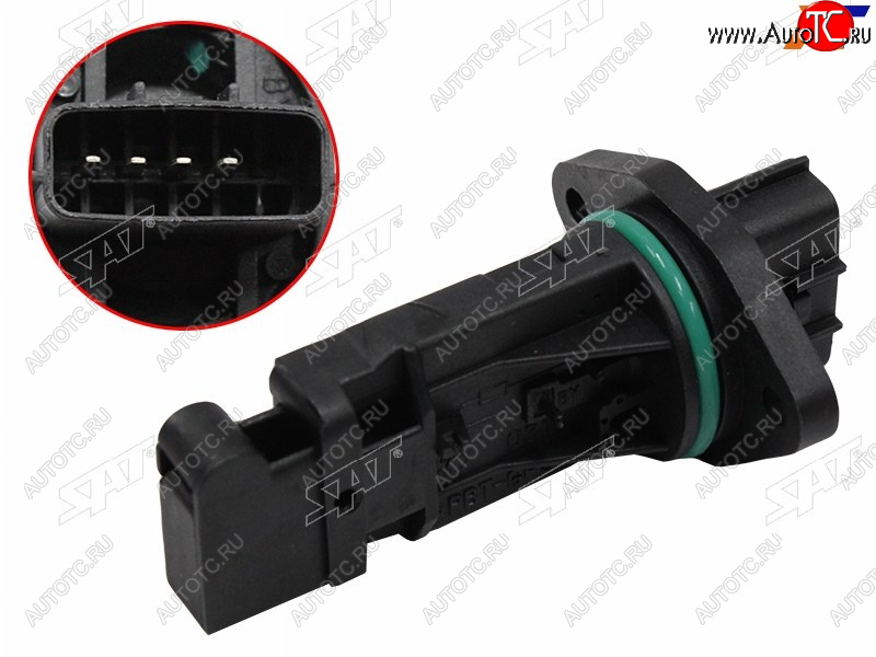 2 579 р. Датчик расхода воздуха EJ204EJ253EJ254 FORESTERIMPREZALEGACY 97-03 (4 контакта) SAT ST-22794-AA000  с доставкой в г. Белгород