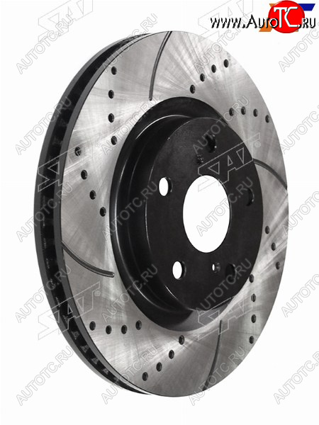 8 799 р. Диски тормозные передние перфорированный Ø296mm SAT Toyota RAV4 XA30 5 дв. 1-ый рестайлинг (2008-2010)  с доставкой в г. Белгород