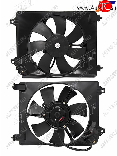3 599 р. Диффузор радиатора в сборе SAT  Honda Civic ( FN,  FD,  FK,FN,  FB,  FK2) (2005-2016) купе дорестайлинг, седан дорестайлинг, хэтчбэк 5 дв. дорестайлинг, купе рестайлинг, седан рестайлинг, хэтчбэк 5 дв. рестайлинг, седан, хэтчбэк 5 дв.  с доставкой в г. Белгород