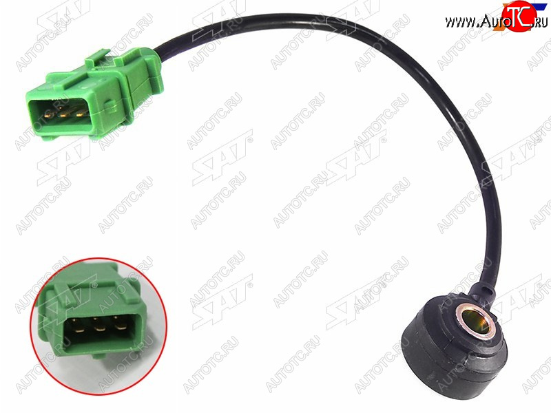 519 р. Датчик детонации CITROEN C5C6 05-C8 02-PEUGEOT306406407 04-807 02-Renault Clio IILaguna 01- SAT ST-5946.22  с доставкой в г. Белгород