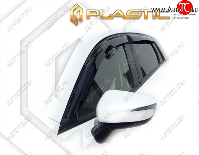 1 999 р. Дефлектора окон CA-Plastic Mazda CX-3 DK дорестайлинг (2014-2018) (classic полупрозрачный, без хром. молдинга)  с доставкой в г. Белгород