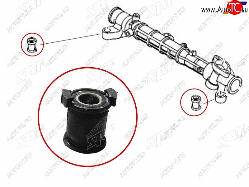 225 р. Втулка рулевой рейки Mazda 3 03-13  3 MPS 06-13  5 04-15  Axela 03-13 SAT ST-BP4L-32-123B  с доставкой в г. Белгород