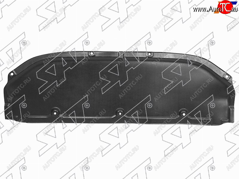 1 049 р. Защита переднего бампера (пыльник) SAT Nissan Qashqai 1 J10 рестайлинг (2010-2013)  с доставкой в г. Белгород