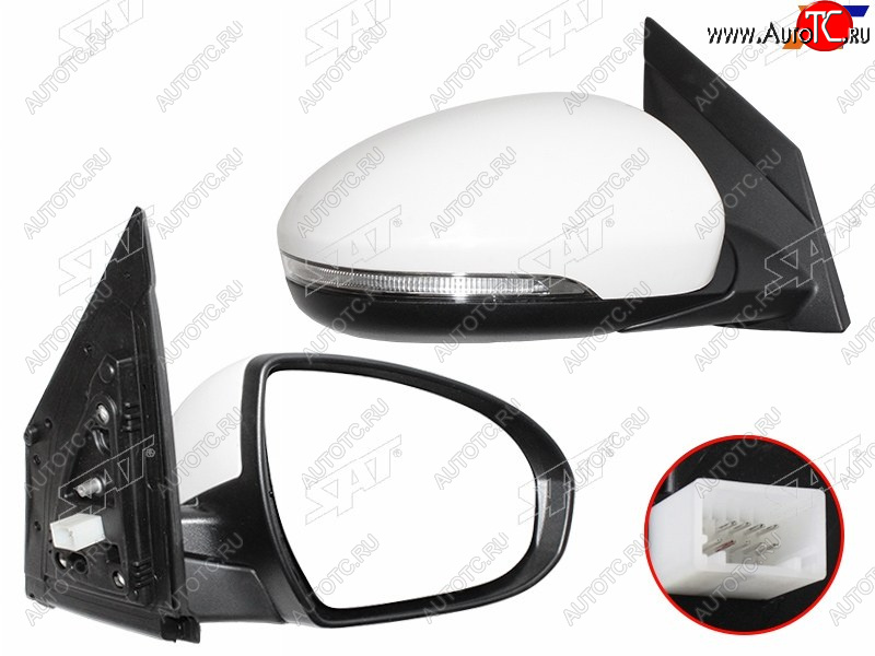 8 749 р. Зеркало Hyundai Tucson 15-21 (Справа Обогрев Регулировка Повторитель поворота Складывание Подсв SAT ST-HN52-940-A1  с доставкой в г. Белгород