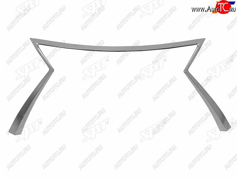 13 849 р. Молдинг решетки радиатора SAT Lexus RX350 AL20 дорестайлинг (2015-2019) (хром)  с доставкой в г. Белгород