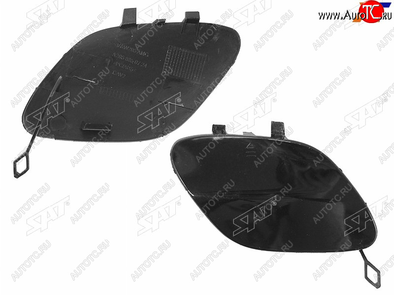 699 р. Заглушка в бампер под крюк RH SAT  Mercedes-Benz C-Class  S205 (2014-2018) дорестайлинг универсал  с доставкой в г. Белгород