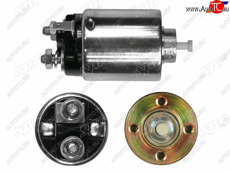 1 139 р. Втягивающее реле стартера MAZDA 323SUZUKI SX4NISSAN MARCH K10 82-91 (4 креп.отв.) SAT ST-MD611040  с доставкой в г. Белгород