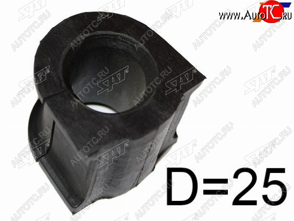 130 р. Втулка переднего стабилизатора D=25 SAT  Mitsubishi Colt ( Z20, Z30 хэтчбэк 3 дв.,  Z30) (2002-2012) дорестайлинг, хэтчбэк 5 дв. дорестайлинг, рестайлинг, хэтчбэк 5 дв. рестайлинг  с доставкой в г. Белгород