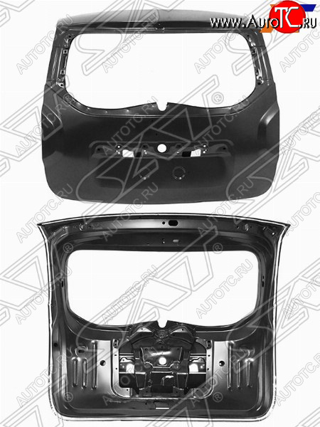 19 649 р. Дверь багажника SAT  Renault Duster  HS (2010-2021) дорестайлинг, рестайлинг  с доставкой в г. Белгород