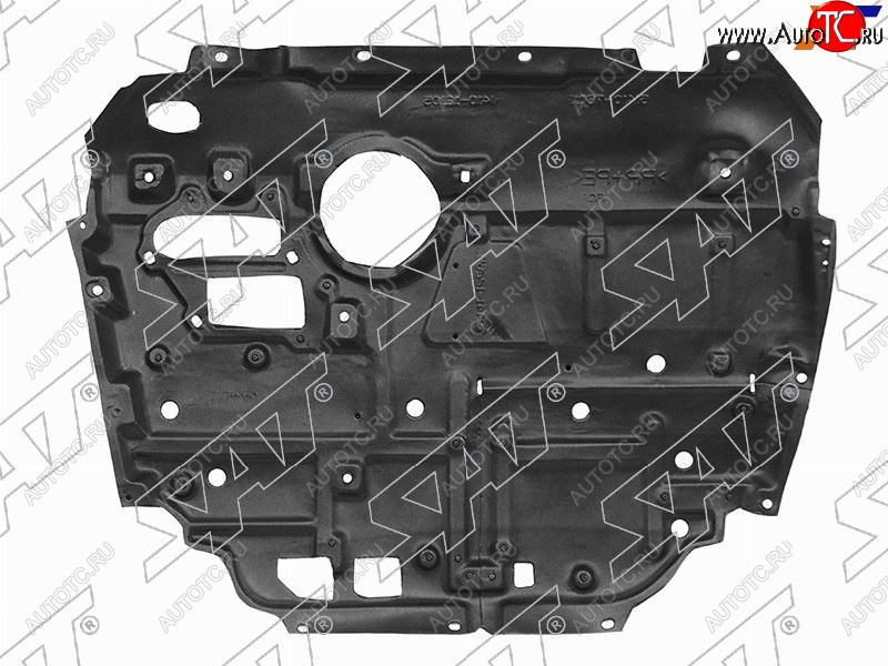 1 229 р. Защита картера двигателя SAT  Toyota Prius ( XW30,  Alfa лифтбек) (2009-2016) дорестайлинг, рестайлинг, рестайлинг лифтбэк  с доставкой в г. Белгород