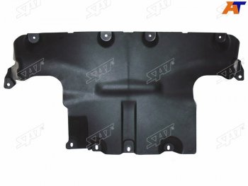 Защита картера двигателя SAT Volkswagen Touareg 2 NF дорестайлинг (2010-2014)