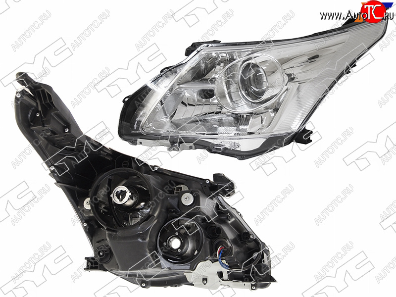 21 449 р. Фара левая (галоген, под корректор) TYC Toyota Avensis T270 седан дорестайлинг (2008-2011)  с доставкой в г. Белгород