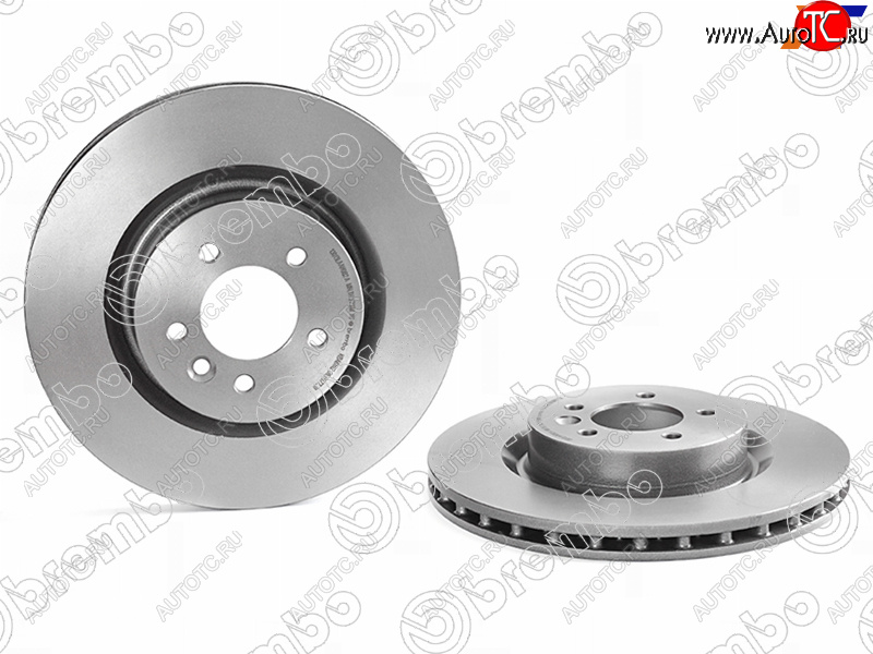 28 999 р. Передний тормозной диск BREMBO Land Rover Range Rover Sport 1 L320 дорестайлинг (2005-2009)  с доставкой в г. Белгород