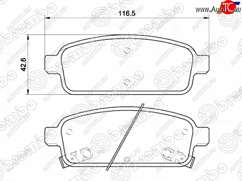 2 999 р. Колодки тормозные задние RH-LH SAT Chevrolet Cruze J300 седан дорестайлинг (2009-2012)  с доставкой в г. Белгород