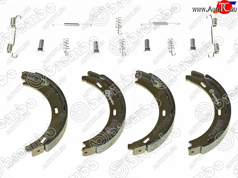 2 499 р. Колодки барабанные задние RH-LH SAT Mercedes-Benz E-Class W210 дорестайлинг седан (1996-1999)  с доставкой в г. Белгород