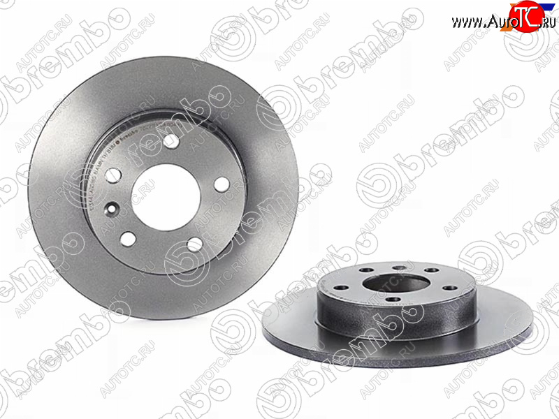 3 579 р. Задний тормозной диск BREMBO Opel Zafira A (1999-2006)  с доставкой в г. Белгород