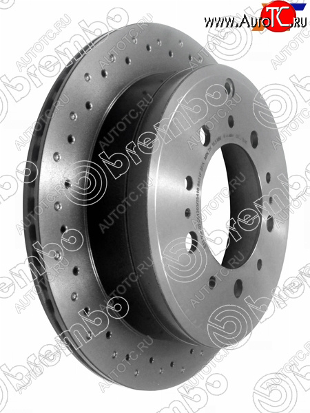 25 949 р. Диск тормозной задний Ø345 BREMBO Toyota Sequoia XK60 дорестайлинг (2007-2017)  с доставкой в г. Белгород