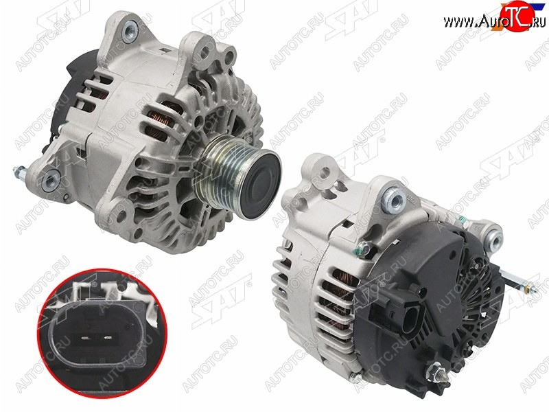 12 999 р. Генератор AUDI A3SEAT EXEOSKODA SUPERBVOLKSWAGEN AMAROKEOSMULTIVAN 2.0D 12V 120A 03-            SAT ST-85-0065  с доставкой в г. Белгород