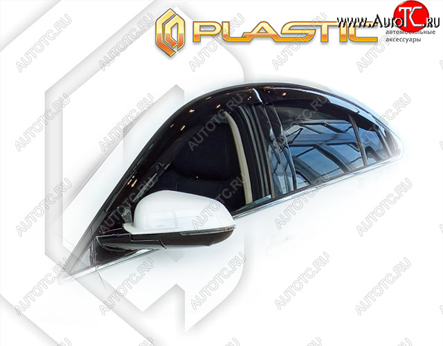 2 199 р. Дефлектора окон CA-Plastic Omoda S5 (2023-2025) (classic полупрозрачный, без хром. молдинга)  с доставкой в г. Белгород
