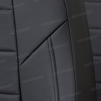 8 399 р. Чехлы сидений (экокожа) Автопилот Haval M6 (2021-2025) (черный)  с доставкой в г. Белгород. Увеличить фотографию 4